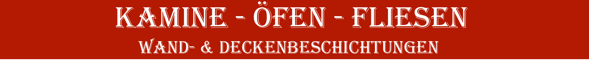 Kamine Öfen Fliesen Jens Lehmann